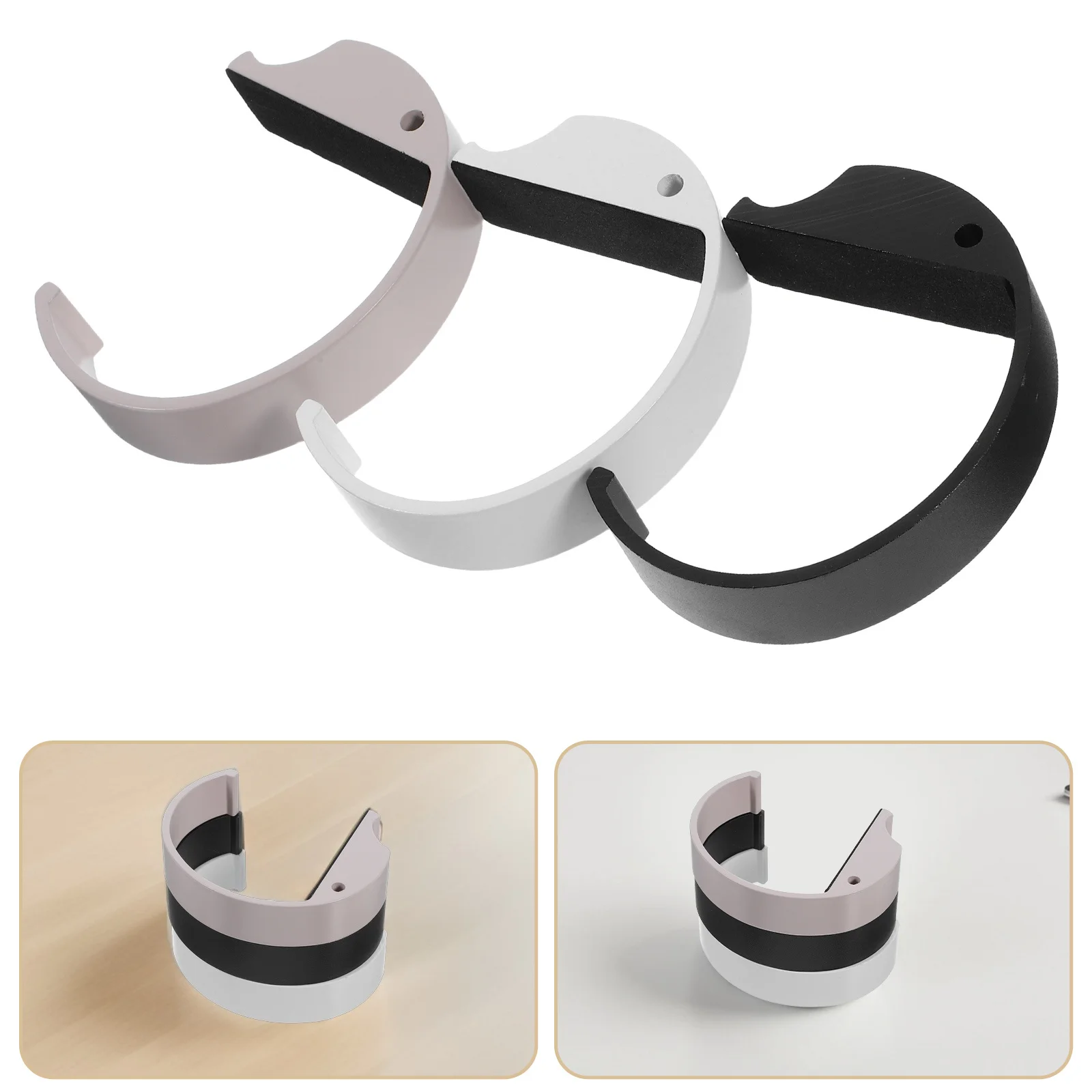 

3Pcs Table Purse Hanger Desk Bag Hook for Backpack Handbag Versatile Usage Durable Design Office Classroom Dorm