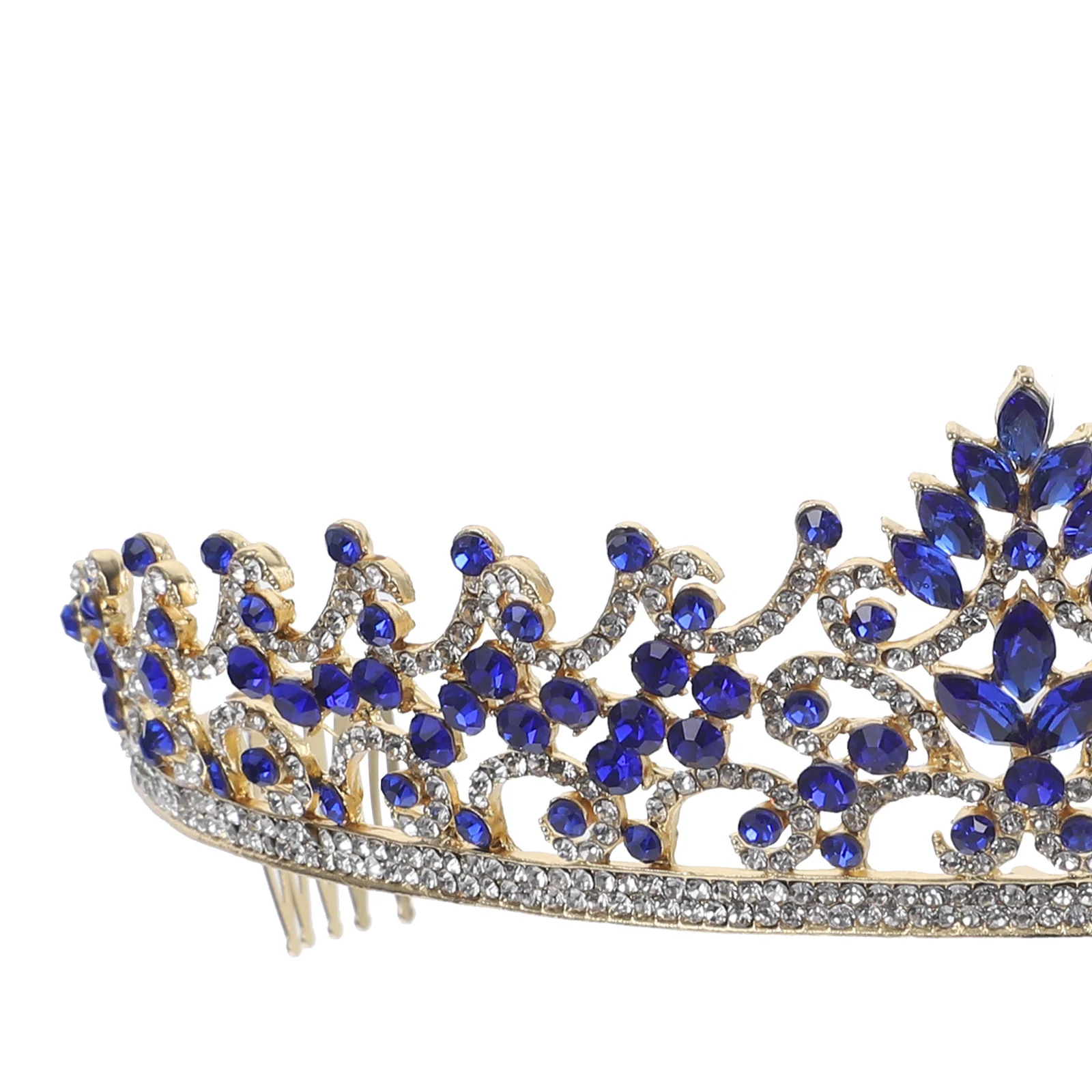

Wedding Bride Crown Delicate Rhinestone Tiara Elegant Hair Accessories for Bridal Party Engagement Prom Rhinestone Crown
