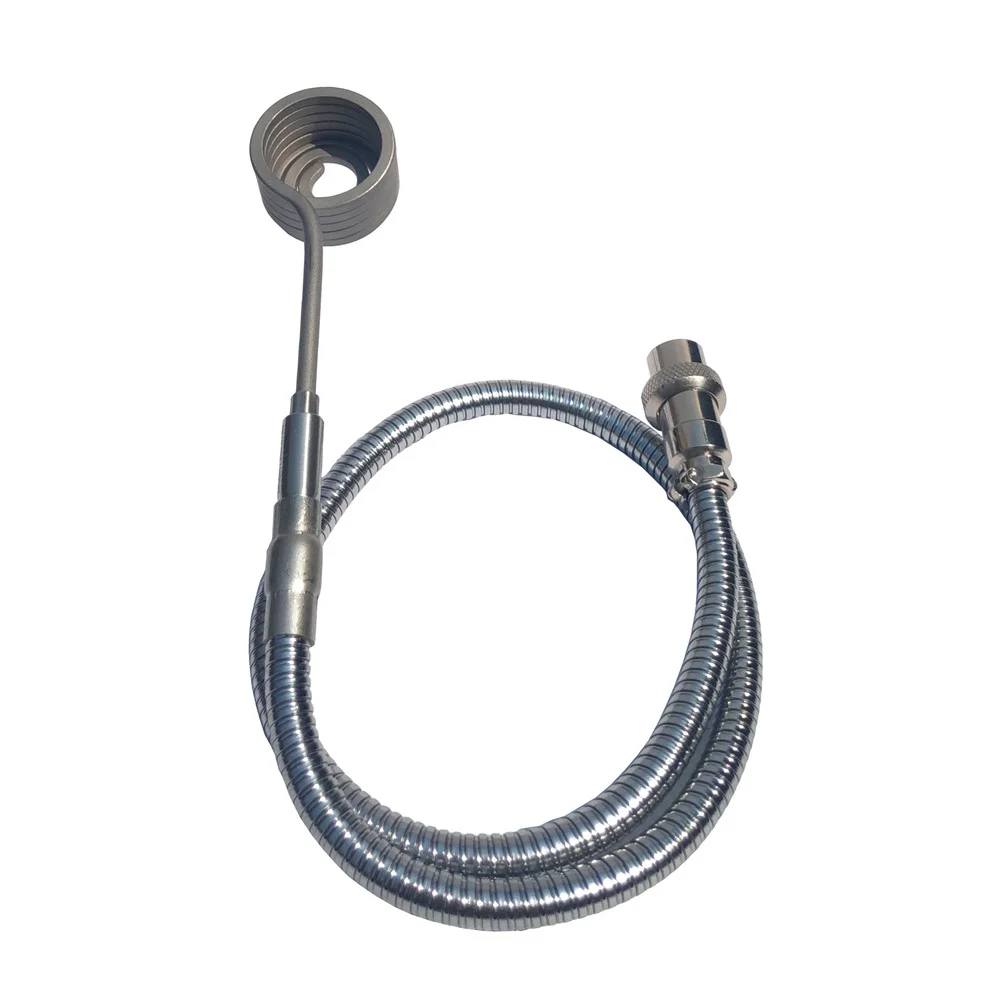 20/25mm Axial Heater Coil With Metal Gooseneck Fexible Serpentine Tubes and GX16 5 Pin DEN Plug Fit For Dual Switch PID Controll