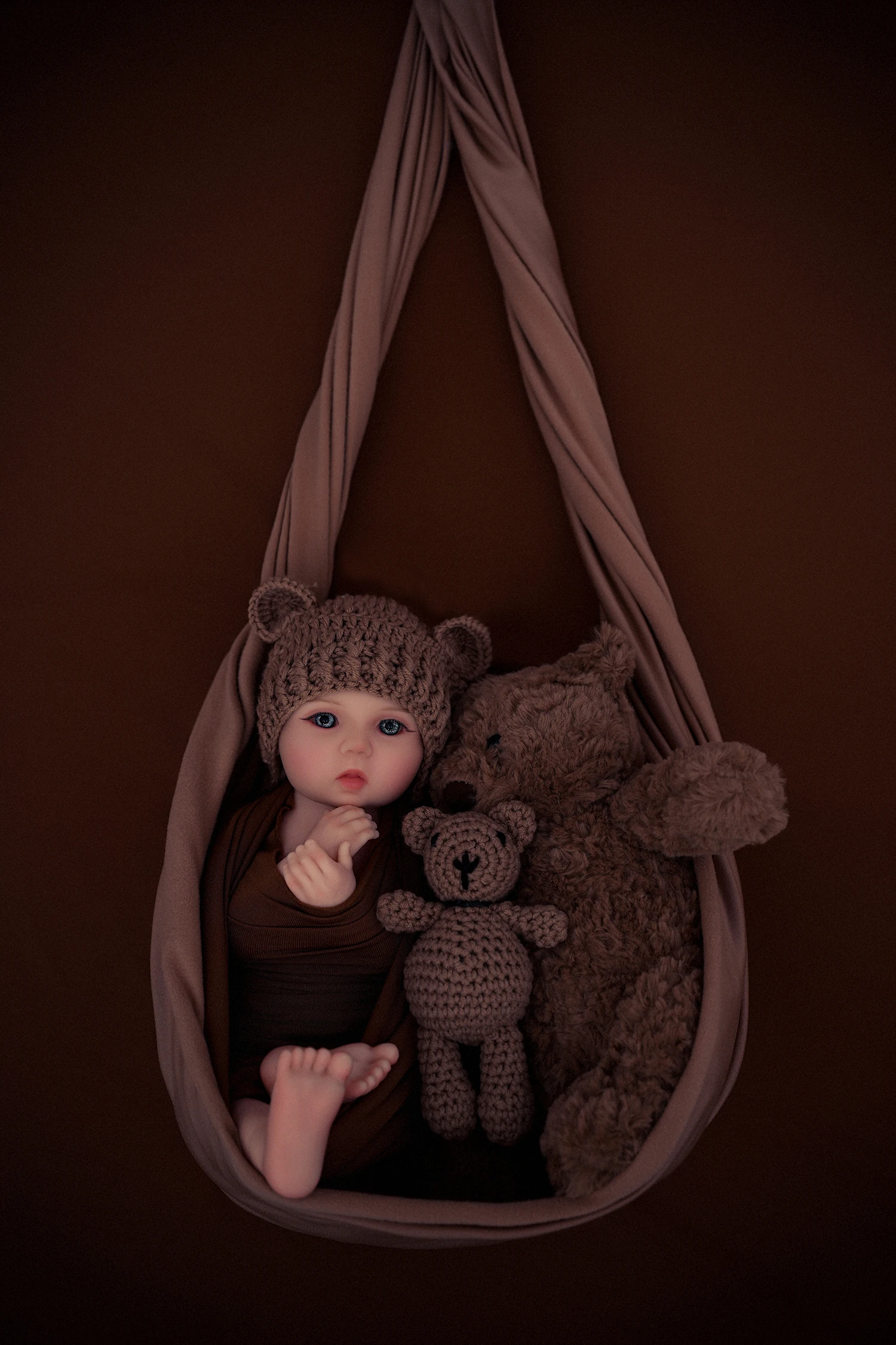 40 cm echte weiche Silikon-Reborn-Puppe, realistische Neugeborene, Jungenpuppen für Sammler und Spiele, 40,6 cm große Kleidung im Lieferumfang enthalten