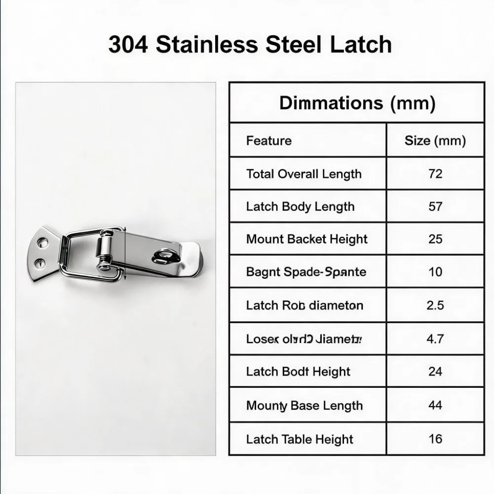 Floor Door Stopper Built with 304 Stainless Steel Components and Non-Slip Rubber Base for Long-Term Durability
