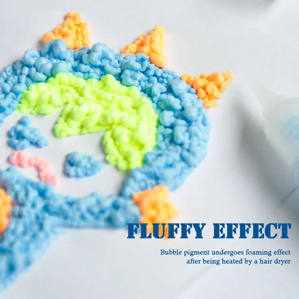 ثلاثية الأبعاد لون الفشار فقاعة القلم عدة ، أقلام رصاص متعددة الألوان اللوحة ، أدوات للمنزل والمدرسة