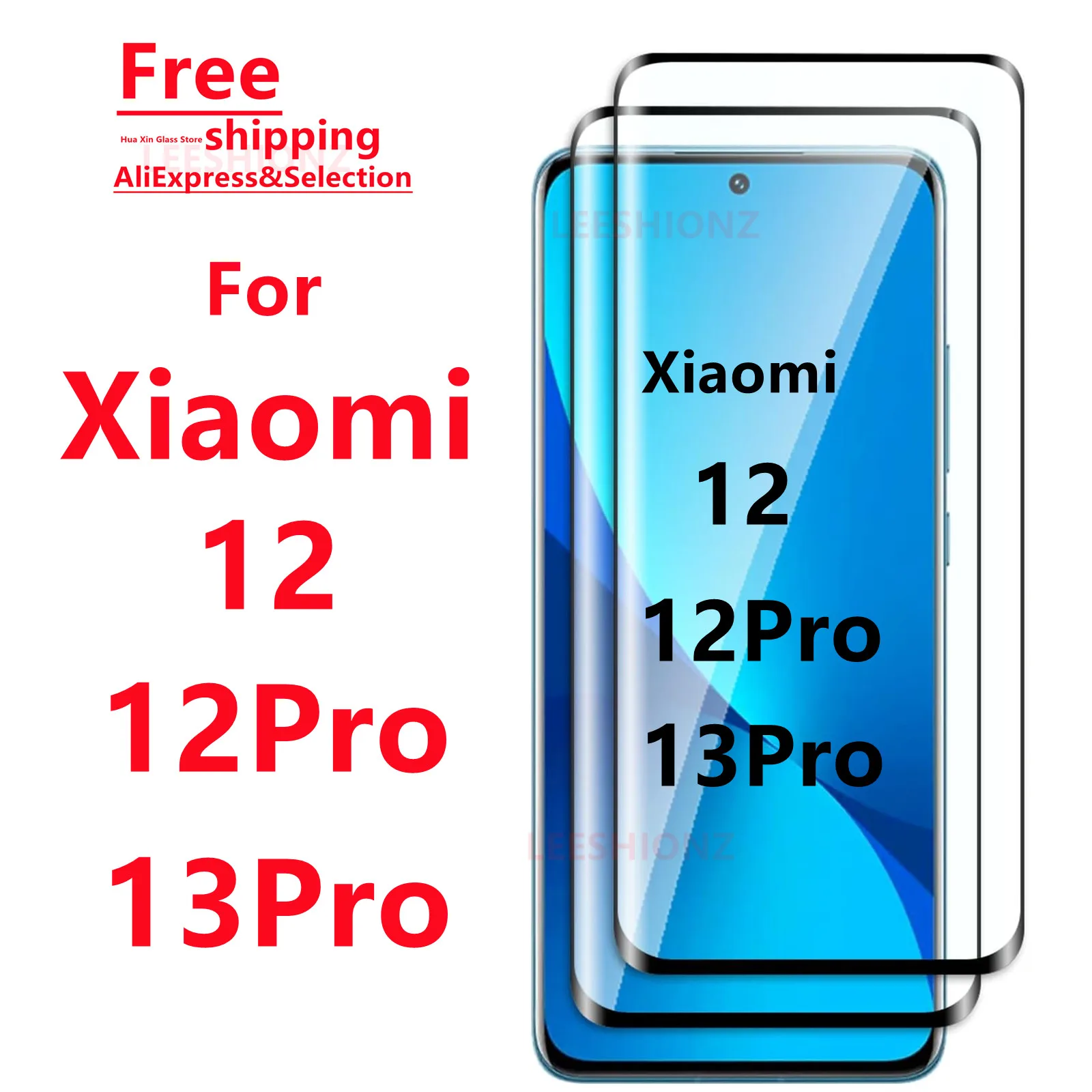 Für Xiaomi 12 12Pro 13Pro Gehärtetes Glas Displayschutzfolie - Smartphone-Schutz Geeignet für Xiaomi 12 12Pro 13Pro Serie