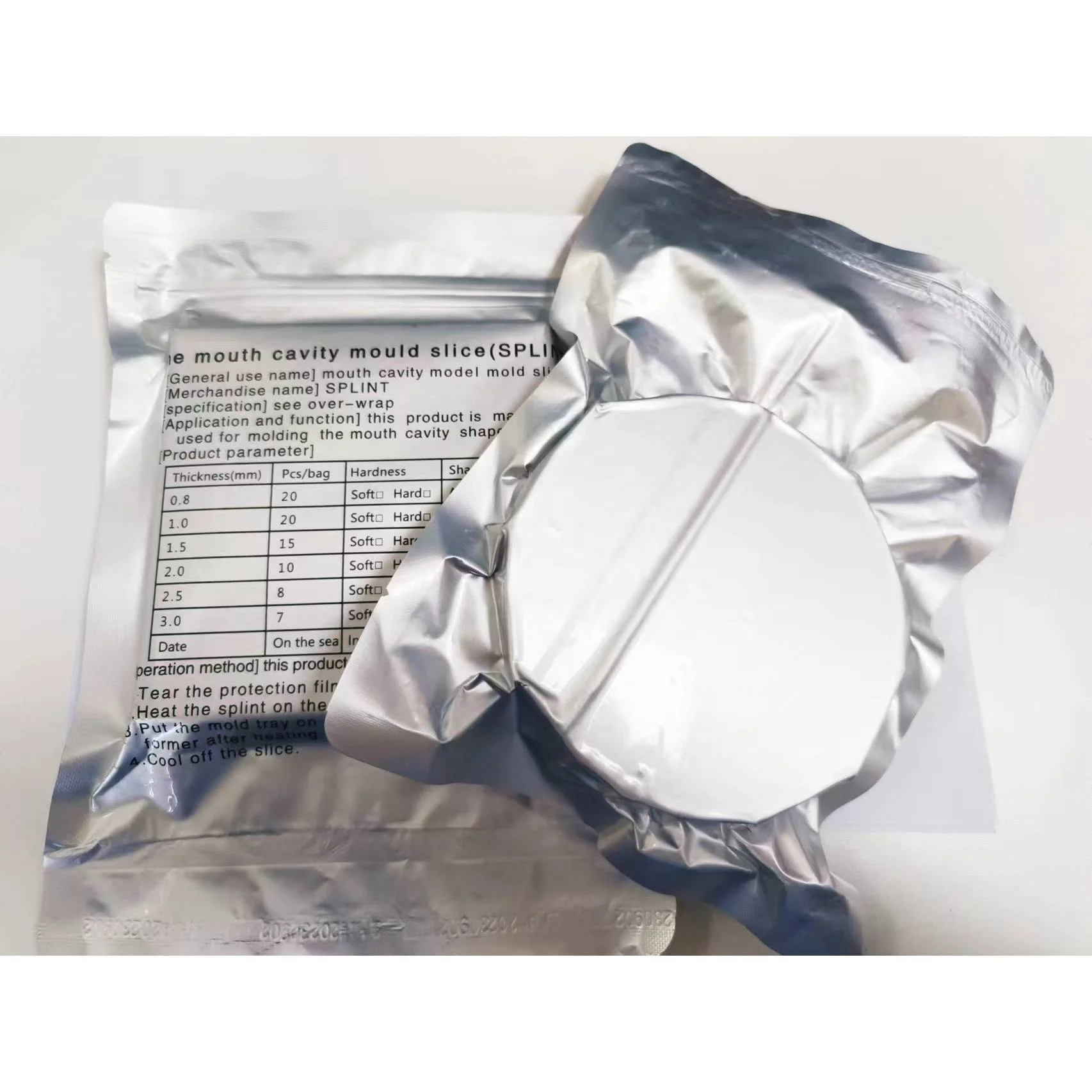 

Dental Vacuum Thermoforming Sheet Dental Plastic Sheet Dental Bleach Tray Material