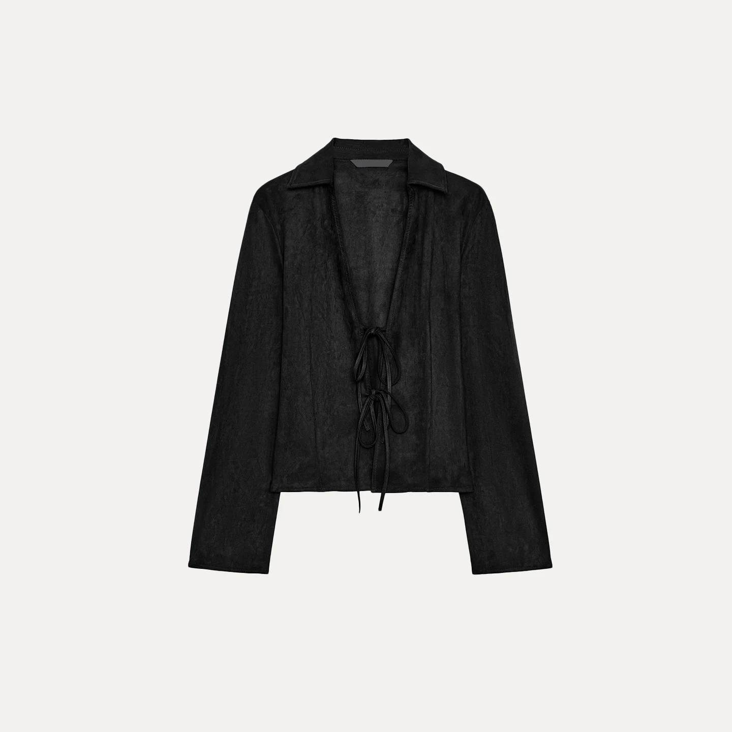 Z Mujer Faionable Color Puro Largo Sve Cinturón irt Versátil Moda 2025 Nueva Llegada Juventud Casual ort Longitud