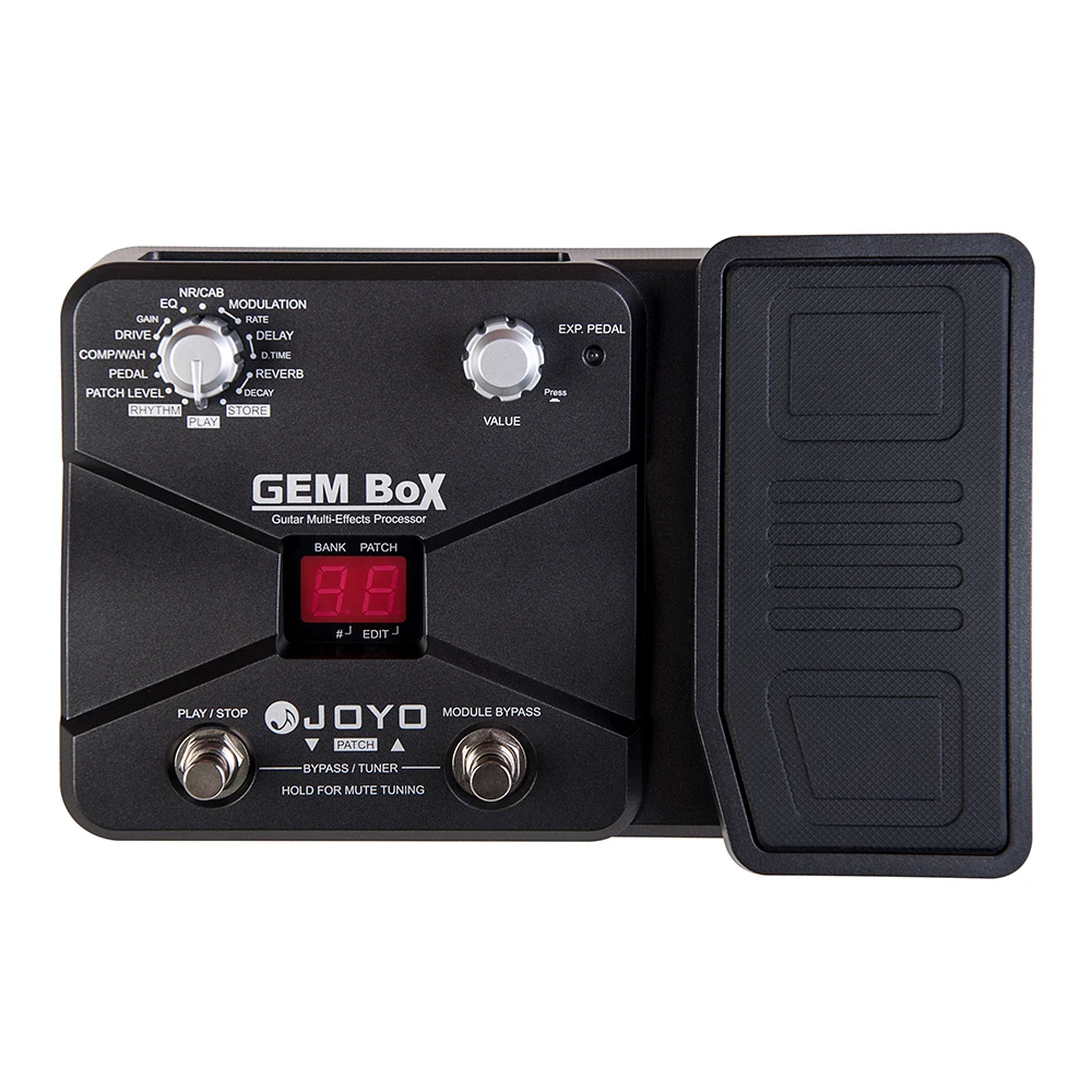 JOYO GEM BOX Series Multi-effect Processor IR Amp Modeling Drum Machine Function Guitar Multi Effects with Expression Pedal