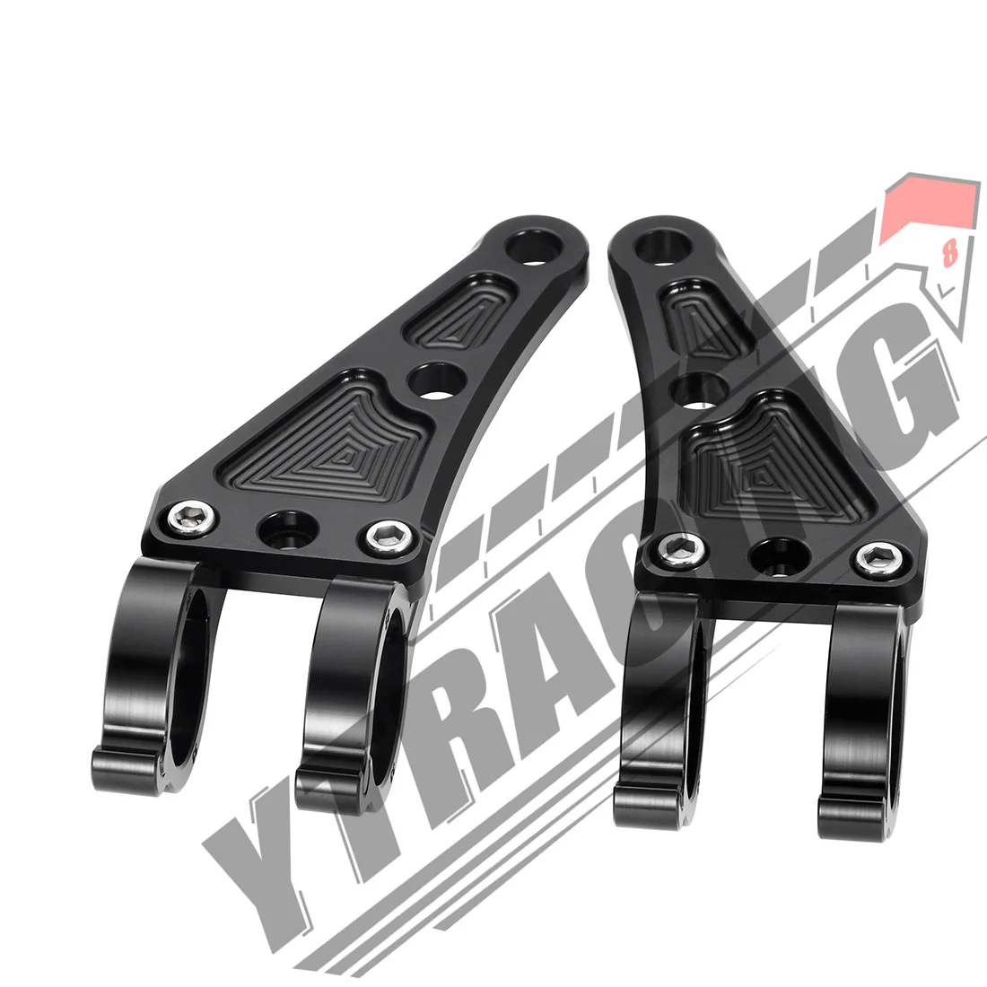 M10 Front Headlight Mount Bracket For HONDA SUZUKI YAMAHA KAWASAKI 30/31/32/33/35/36/37/38/39/41/43/46/48/49/50/52/54/55mm Fork
