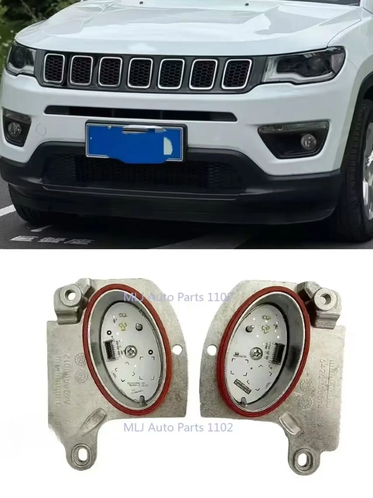 وحدة Led جديدة لسيارة جيب 2021 2022 2023 6420000013 6420000014 تشغيل ضوء DRL البوصلة المصباح