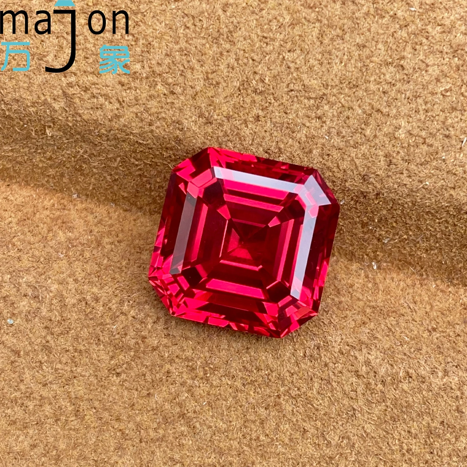 

Новый лабораторный выращенный сапфир изумрудной огранки Padparadscha для изготовления ювелирных изделий на выбор с сертификатом AGL