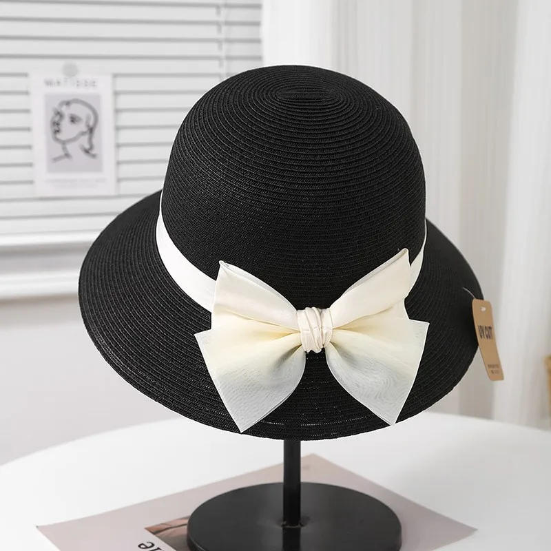 Hepburn style hat women's fisherman breathable UV for outdoor travel