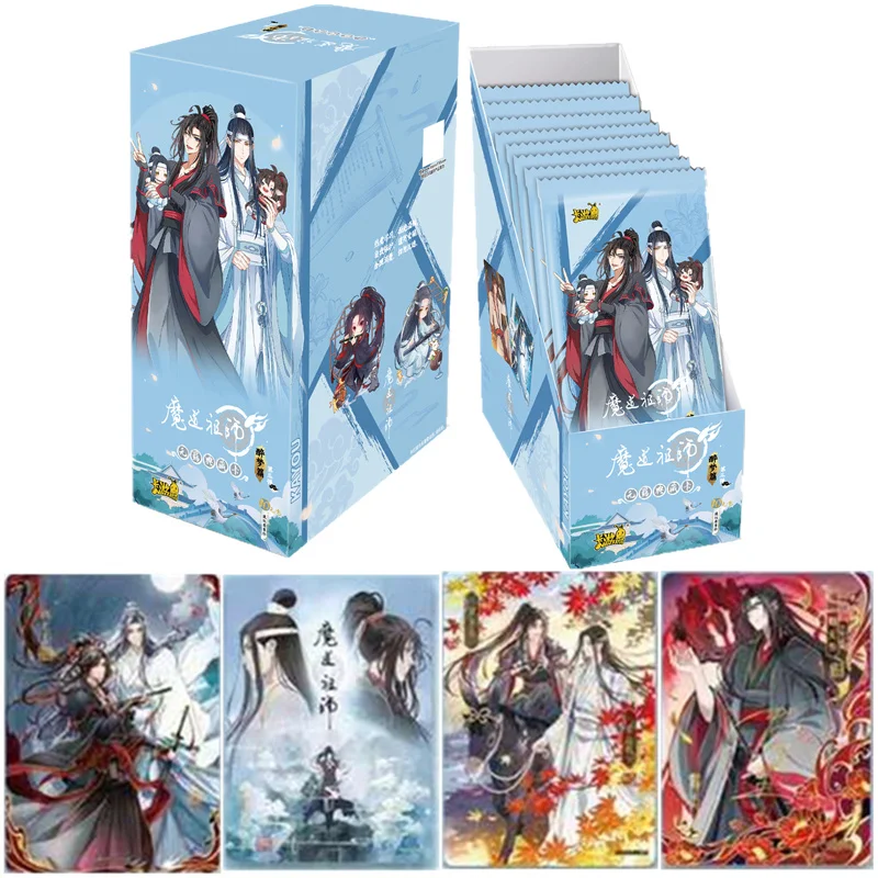 

KAYOU Genuine Mo Dao Zu Shi Drunk Dreams Signature Card Wei Wuxian Lan Wangji full Set of Collection Cards for Kids Xmas Gifts