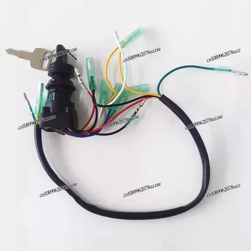 

Outboard Machine Speedboat Front Operation Remote Control Box Electric Door Lock Start Key Assembly Switch