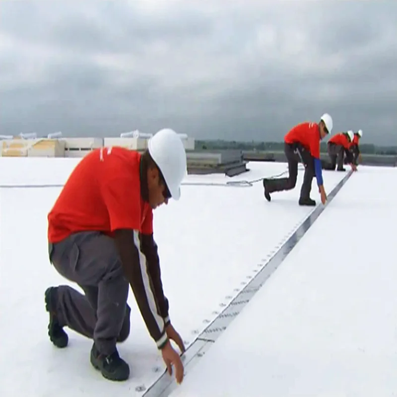 Customized Wide Flat Roofs TPO Materials for Waterproofing Membrane-10x10cm Sample Link