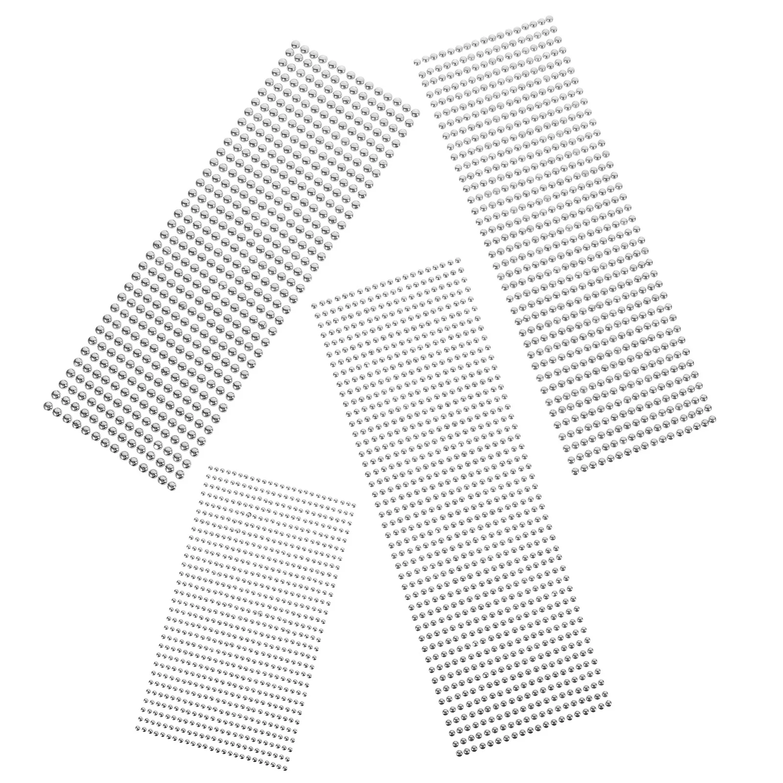 4 folhas rosto pérola adesivos auto adesivo pérolas para maquiagem prego olho diy artesanato decorativo gemas faciais pérola adesivos