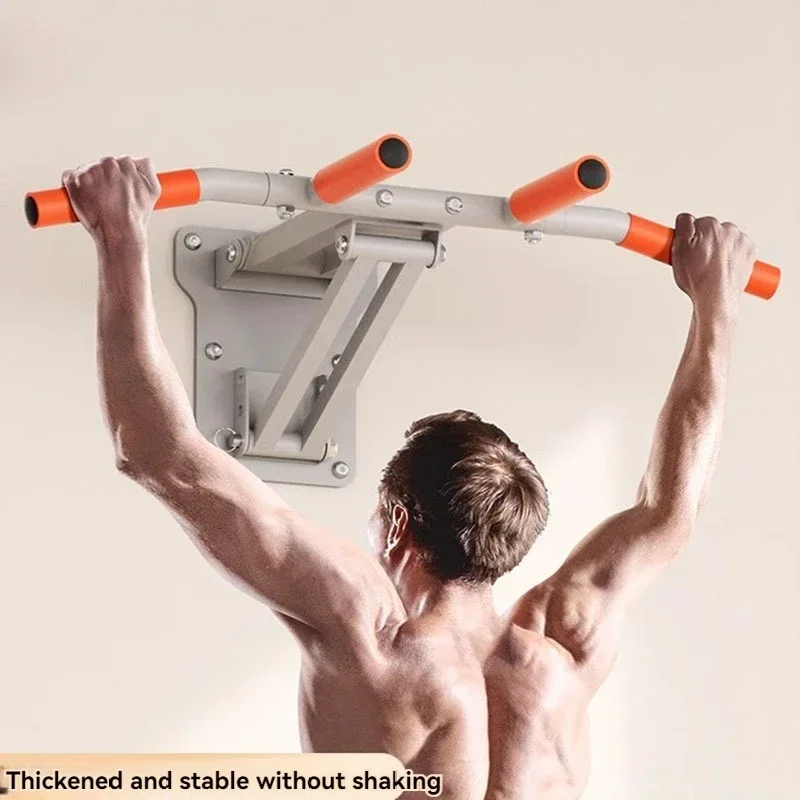1PC Pull-up Device Home Indoor Horizontal Bar Punching Wall Fixed Wall Single Parallel Bar Sandbag Rack Fitness Equipment