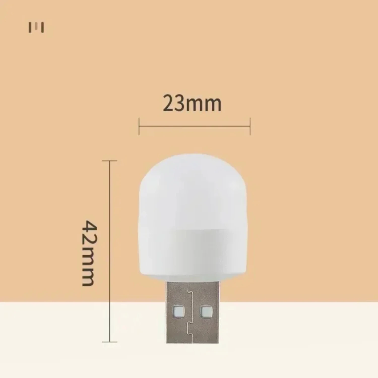 50/1pcs Mini USB Night Lights LED Warm White Eye Protection Book Reading Light USB PC Mobile Power Plug Charging Lamps Wholesale
