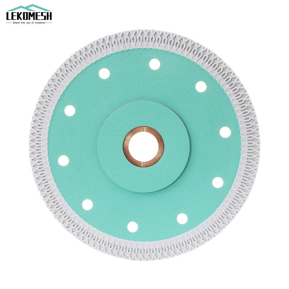 LEKOMESH 1pc Dia115mm Diamond Cutting Disc X Mesh Turbo Ceramic Porcelain Tile Marble Dry Cutting Saw Blade Circular Saw