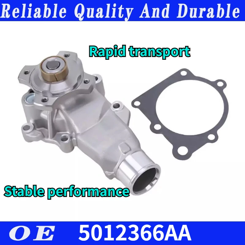 

High quality Engine Water Pump For Jeep Grand Cherokee 99-04 Wrangler 2000-2006 L6 4.0L 5012366AA 53010378AC Car Accessories