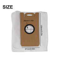 4/10pcs Reusable Dust Bag For Ultenic MC1 Robot Vacuum Cleaner Accessories Replace Spare Parts Home Appliance Parts