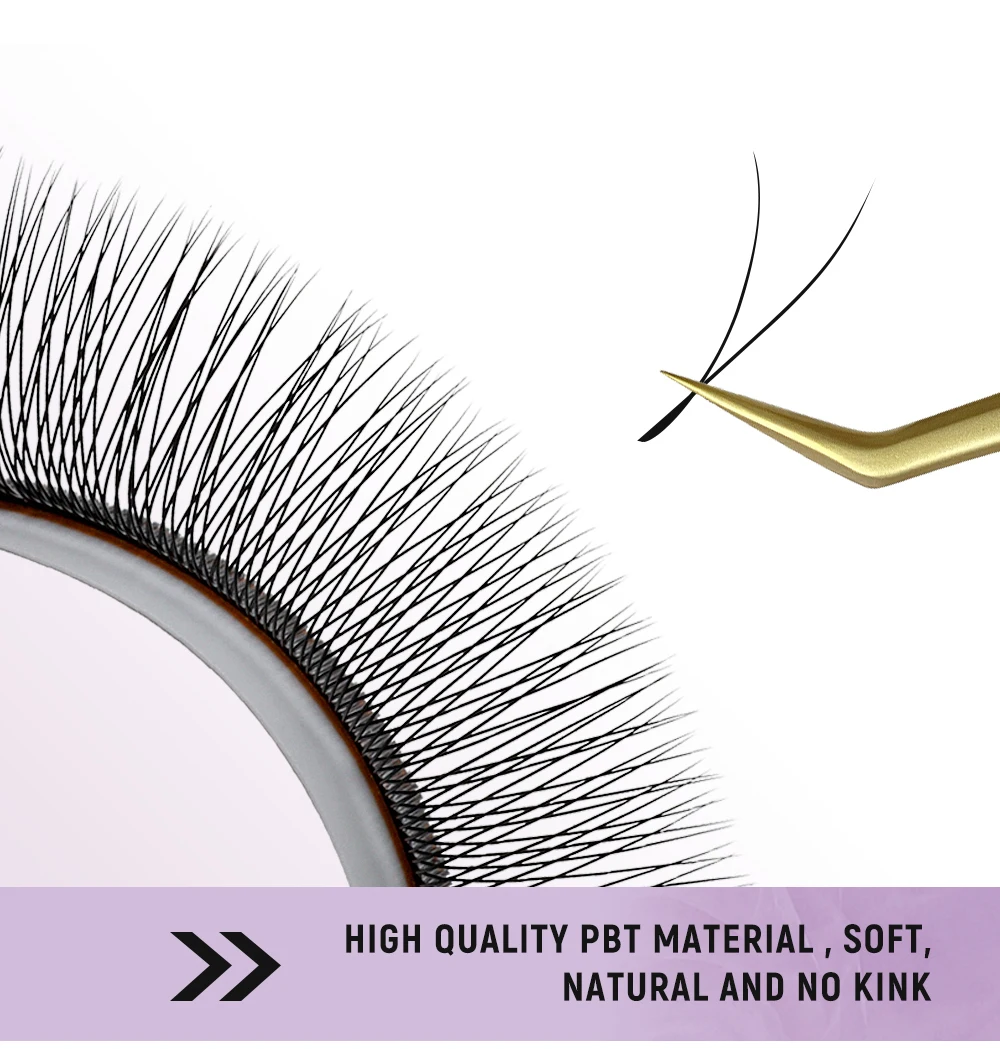 SAKURAHANA 2D YY Wimpern Doppelspitzen Vorgefertigte Volumenfächer Y-Form Künstliche Wimpern Leichte Wimpernverlängerungen Einzelspitzen 2D Y – Detail 7