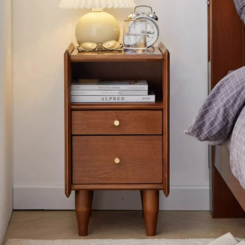 

Modern Luxury Nightstands Wood Nordic Small Unique Cheap Mobile Drawers Bedside Table Wooden Mesa De Cabeceira Beds Furniture