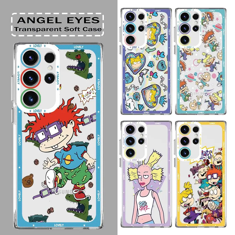 

Phone Case for Samsung Galaxy A10s A04 A03 Core A31 A30 A03 A02 A05s A20s A51 A03s A71 A50 Cover R-Rugrats Funny