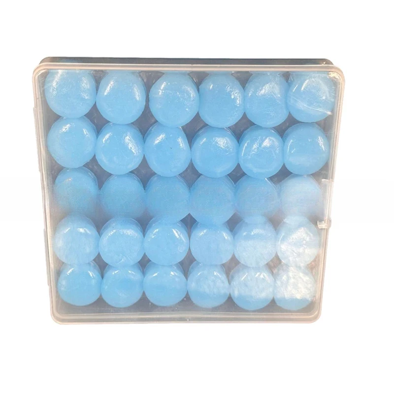 30pcs Silicone Ear Plug Reusable Silicone Wax Earplugs Swimming Moldable Earplugs Noise Reduction Cancelling Sleeping Protection