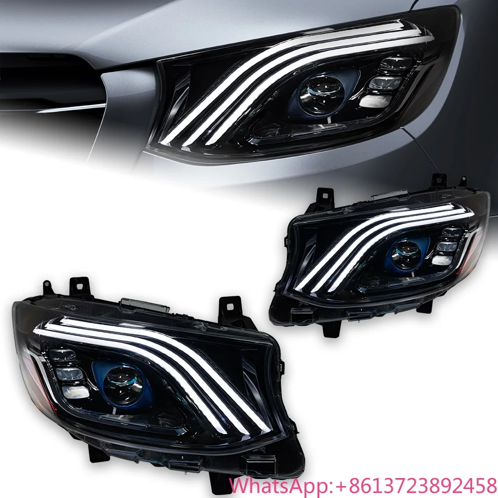 

Car Lights for Benz Sprinter Headlight Projector Lens W907 Dynamic Signal Head Lamp LED Headlights Drl Automotive Accessories
