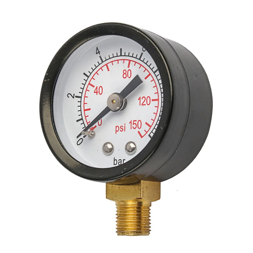 

Pressure Gauge 1/8 Inch Threaded Interface Gas Pressure Meter for Air Pump Oil Water Separator Filter Pneumatic Tool Accessories