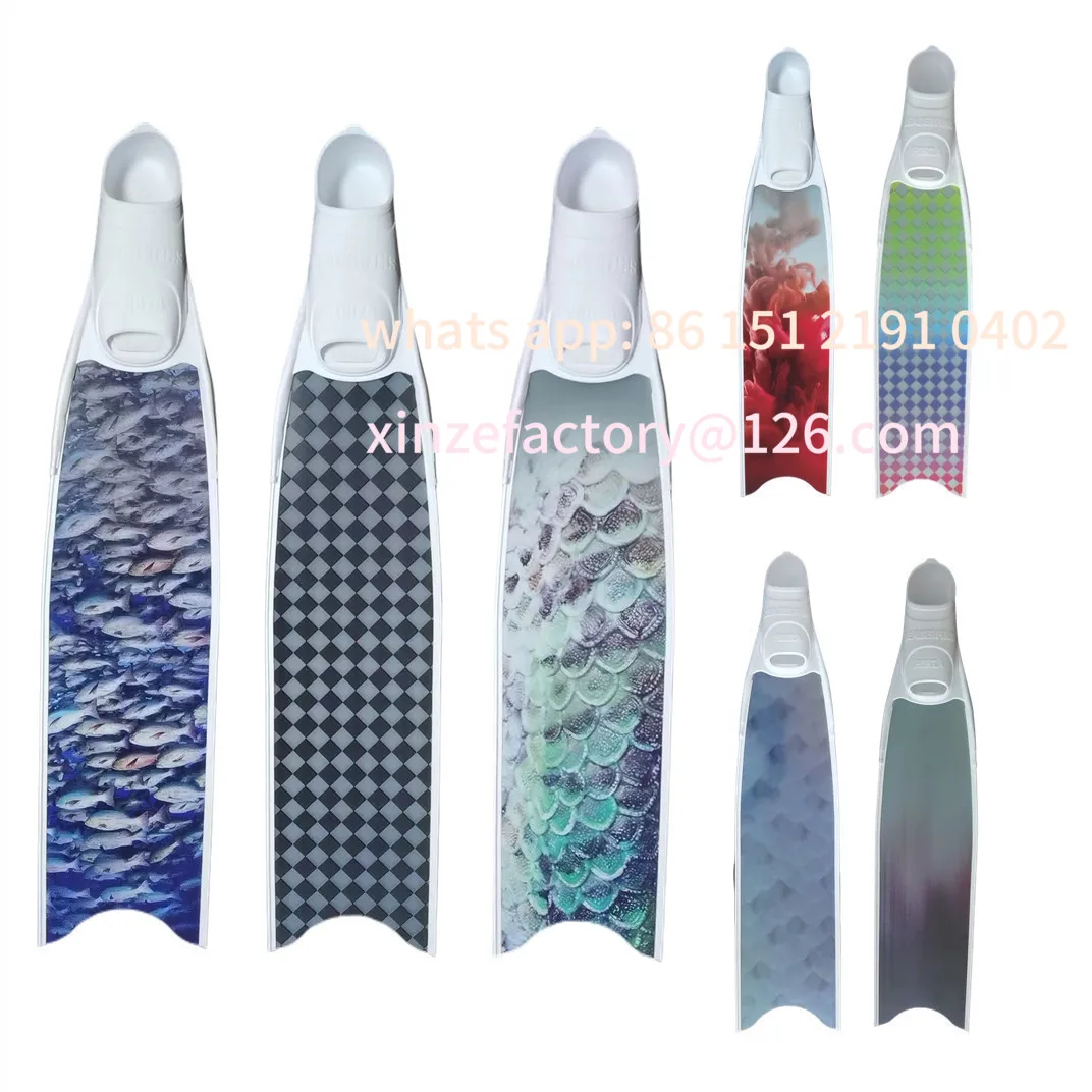 

Customizable glass slim flippers