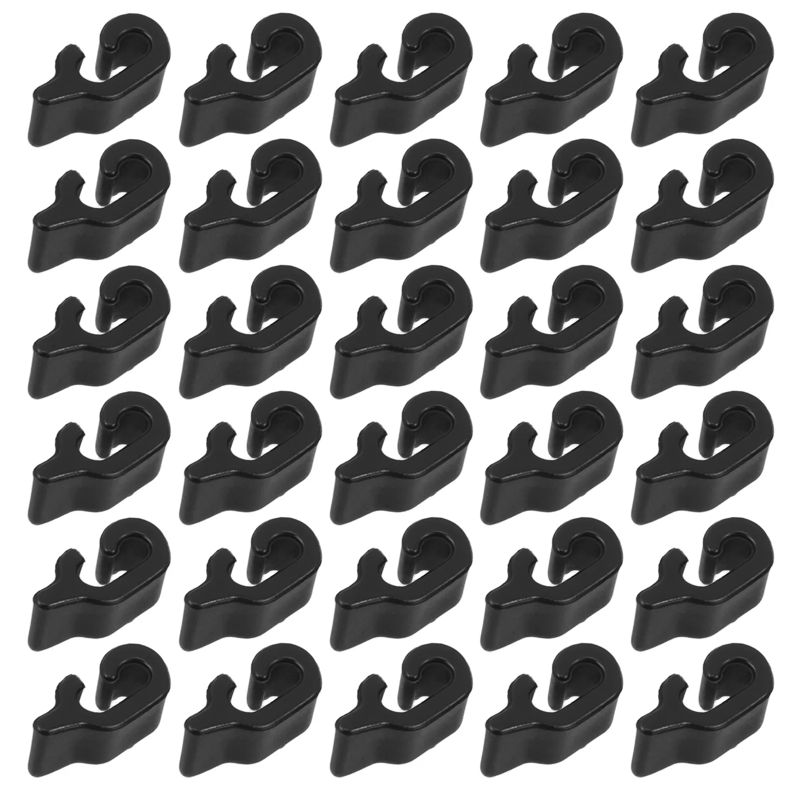 

40pcs Storage Cabinet Buckles Heavy Duty Plastic Connectors Black Dog Crate Clips Pet Fence Enclosure Hardware Sturdy Locks
