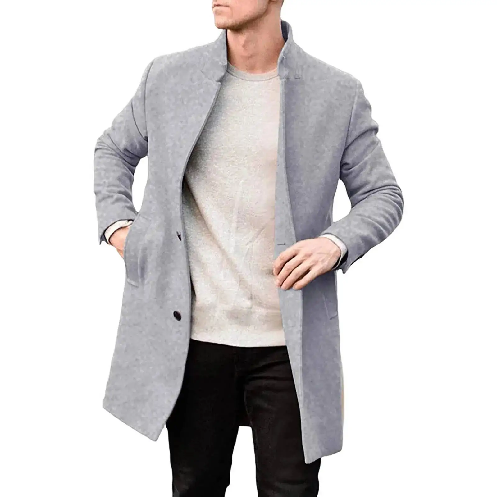 

2026European American Men's Men Comfortable Warm Jacket Casual Fashion Large Windbreaker Jaqueta Masculina