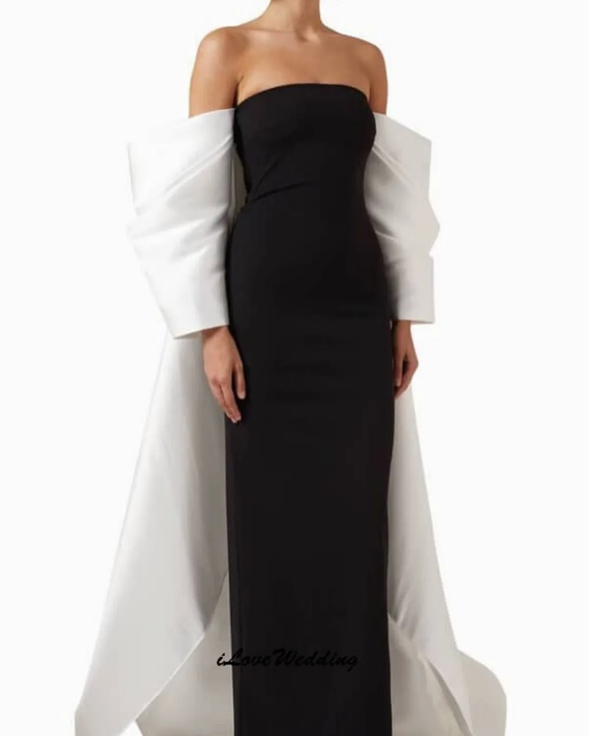 فستان سهرة أنيق مكشوف الكتفين 2025 من الساتان حورية البحر فستان حفلات الزفاف للنساء سويب تراين فستان رسمي للحفلات الراقصة حسب الطلب