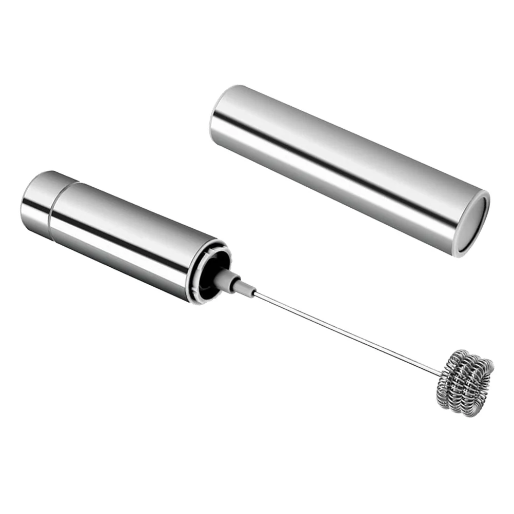 

Stainless Steel Electric Milk Frother Three Layer Spring Wire Handheld Foam Maker For Coffee Cappuccino Portable Mixer