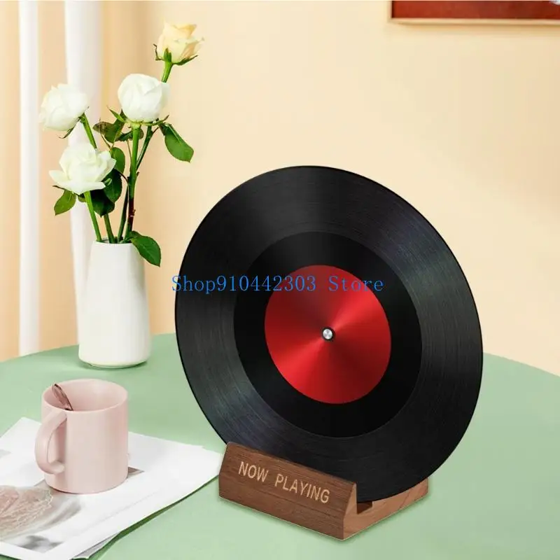 652F User Friendly Wooden Media Shelf Record Holder For Vinyls Records CDs MultiPurpose Storage Solution For Music Lovers