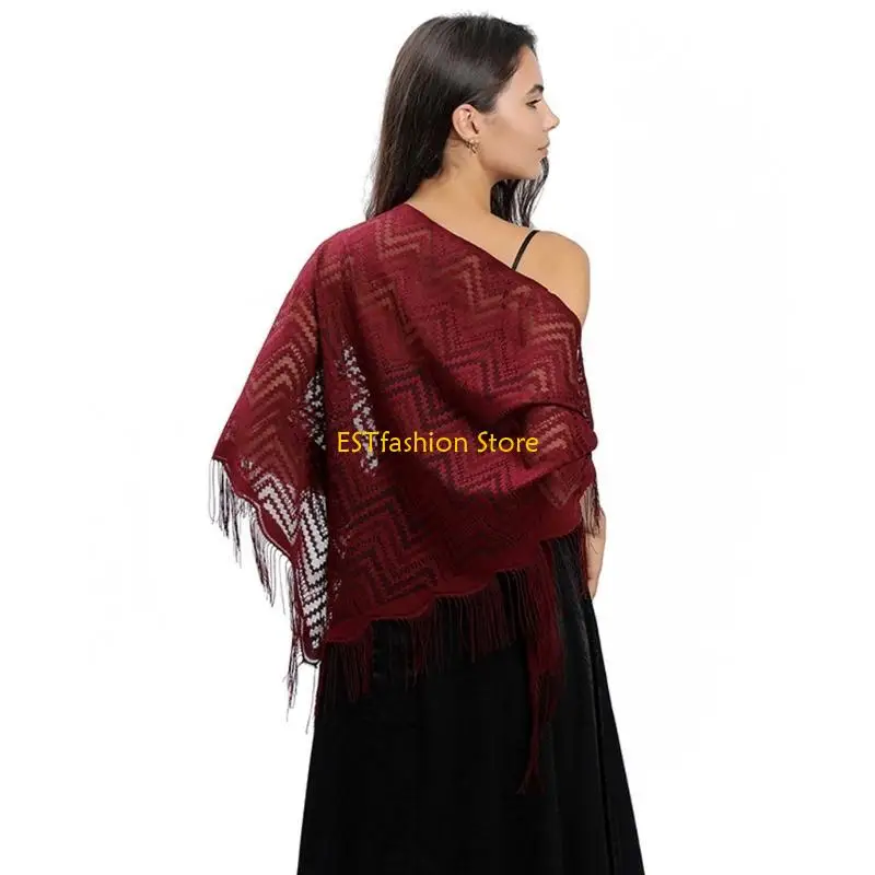 Y5GC Women's Lace Capes Shoulder Wrap for Women Wedding Gowns and Evening Celebration
