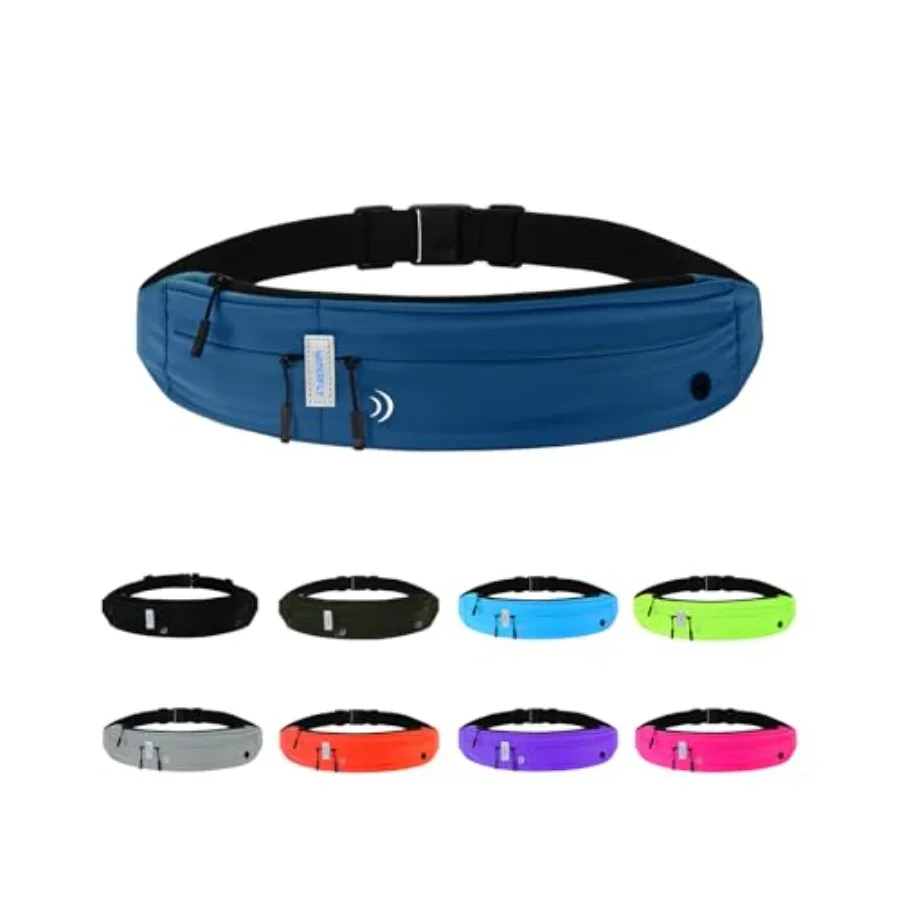 

Running Belt Fanny Pack: Runner Marathon Jogging Waist Pack Sport Workout Exercise Fitness Phone Holder Belt for Men Women Jogg