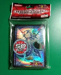 50Pcs Yugioh KONAMI Duel Monsters Galaxy-Eyes Photon Dragon Official Collection Sealed Duelist Card Protector Sleeves