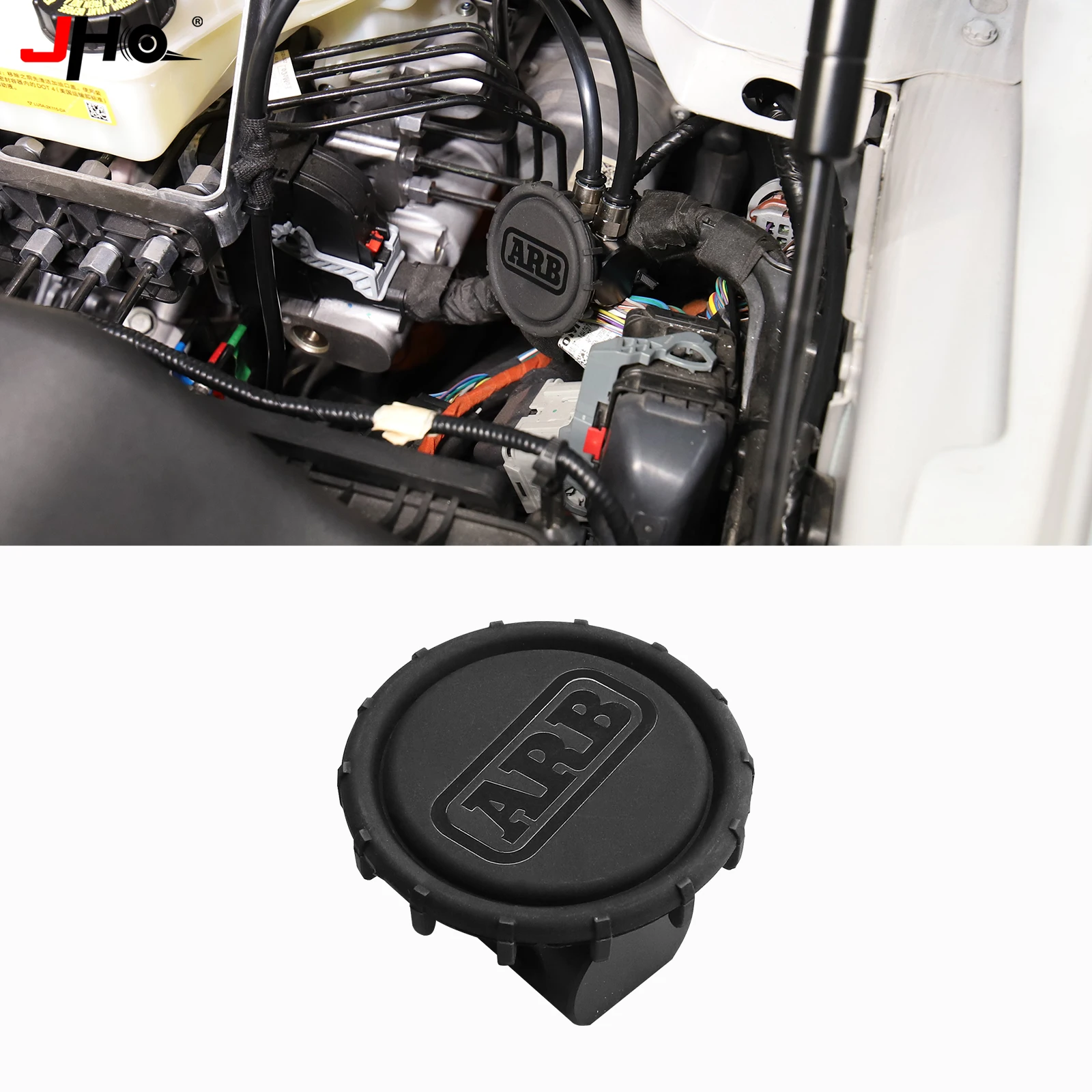 JHO Drivetrain Differential Breather Relocation Kit Fits 2022-2024 Ford F-150 Raptor Water Crossing Air Filter