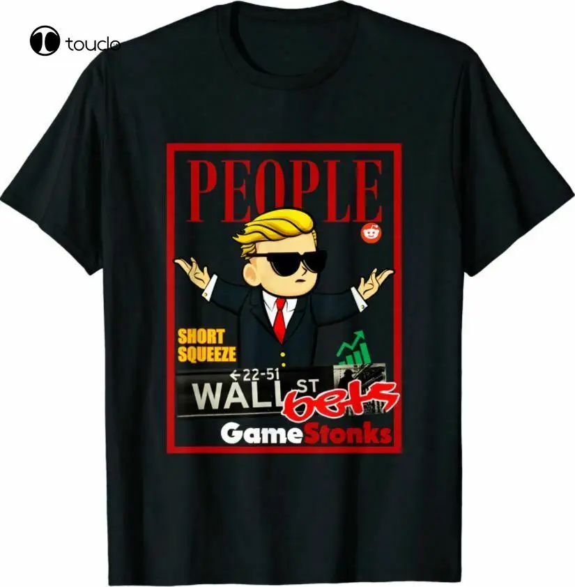 Wallstreetbets Stonks - Short Squeeze Wsb - We The People T-Shirt - Hot New No1 80s tshirts for men