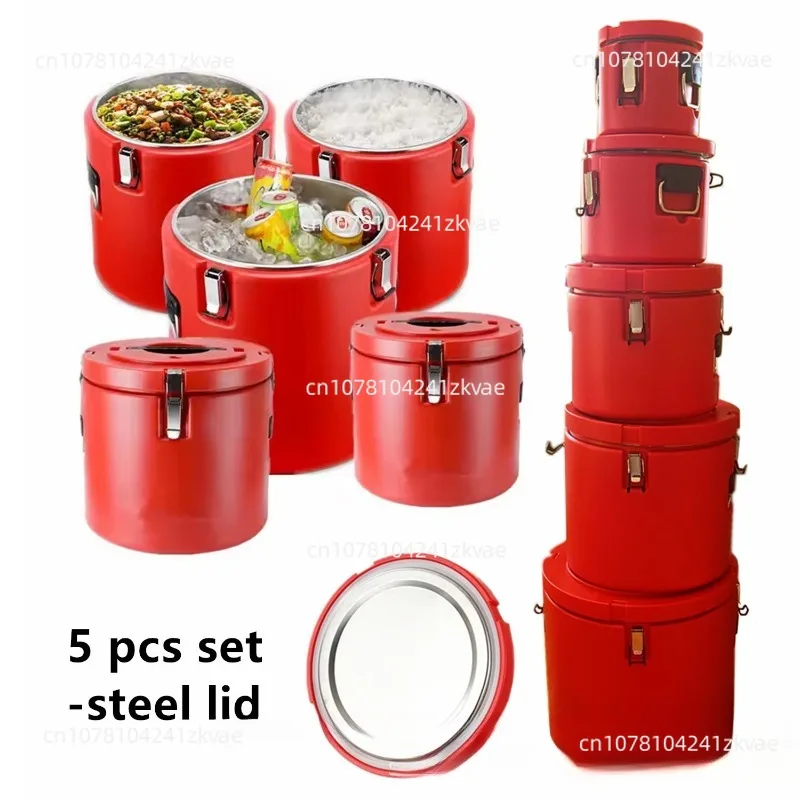 

Stainless steel cold insulation box steel 5pcs