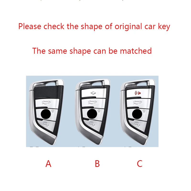 Housse de protection pour clé de voiture, en alliage, pour BMW X1 X3 X5 X6 X7 1 3 5 6 7 séries G20 G30 G11 F15 F16 G01 G02 F48, accessoires de voiture