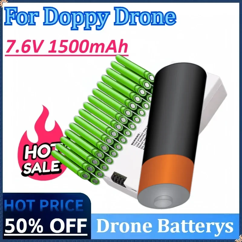 

7.6V 1500mAh Upgrade LiPo Battery for ZEROTECH Selfie Drone GIFI Power for Dobby Drone Rechargeable Battery