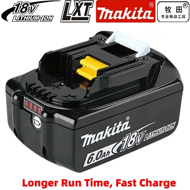 

Original 6Ah 18V 18650 battery rechargeable for Makita DTD173,DGA404,DHW180 Cordless Washer,Impact Driver Drill,Screwdrive tools