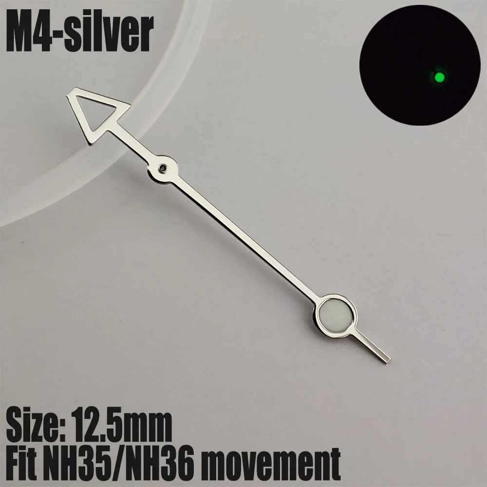 Watch Hands NH35/NH36 Hands Green Light Emitting Pointer NH35 Second Hands Watch Accessories Suitable For NH35/NH36 Movement m4