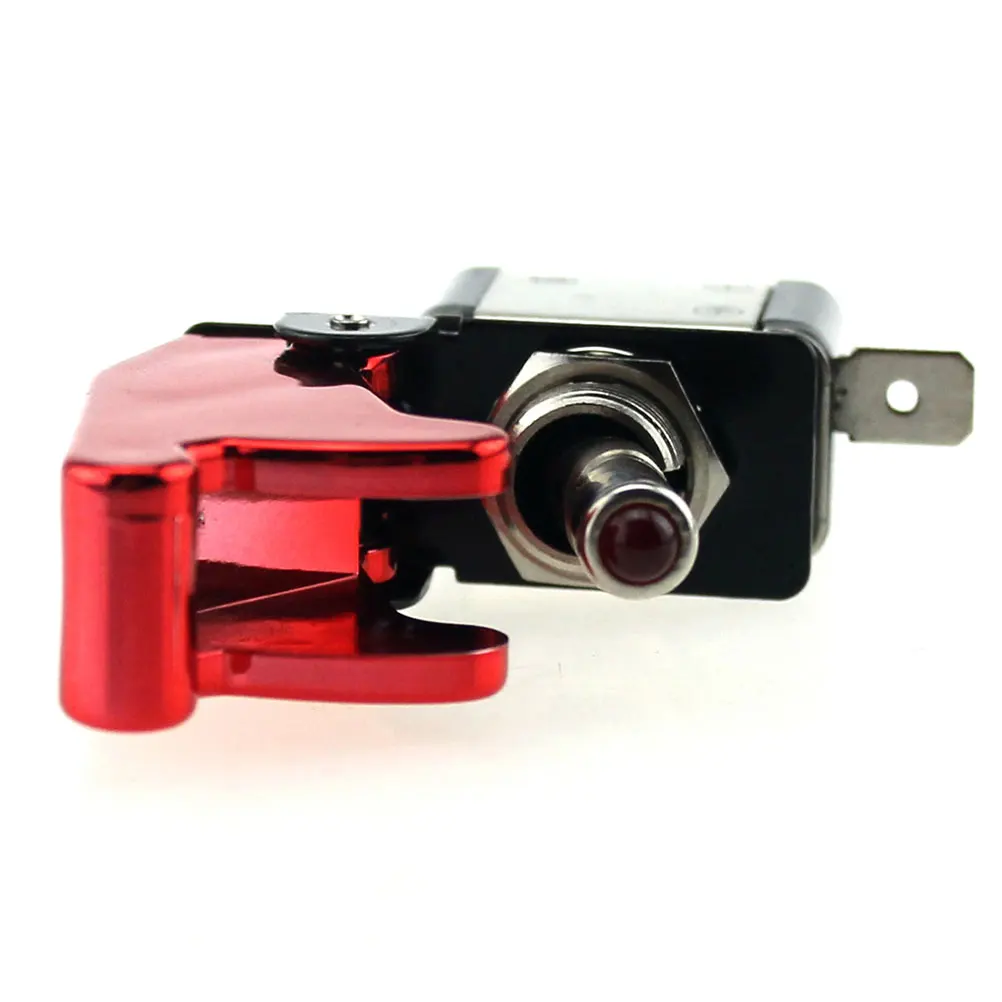 

Car Toggle 12V Red Small Universal Car Toggle Switch Racing RV Marine Boat Ship Truck Electrical Accessories Replacement