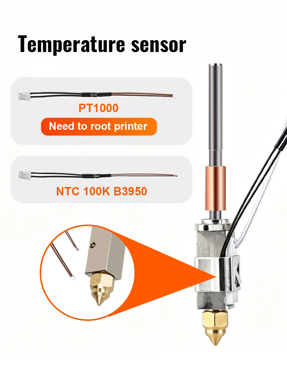 Trianglelab ® CHCB-OTC Aktualisiertes K1C Hotend mit Hohem Durchfluss, Hoher Leistung und Hoher Temperatur für K1C 3D-Drucker zum Drucken von CF ABS PLA PETG – Detail 5