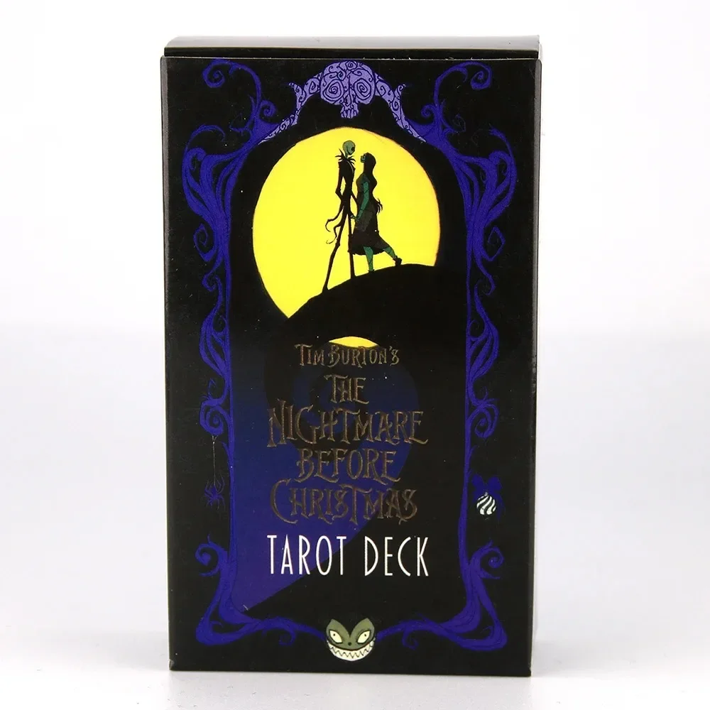 10.3*6cm Fortune Nightmare Before Christmas Taort Sortilege Board Game High Magic Tarot Deck Rider Waite