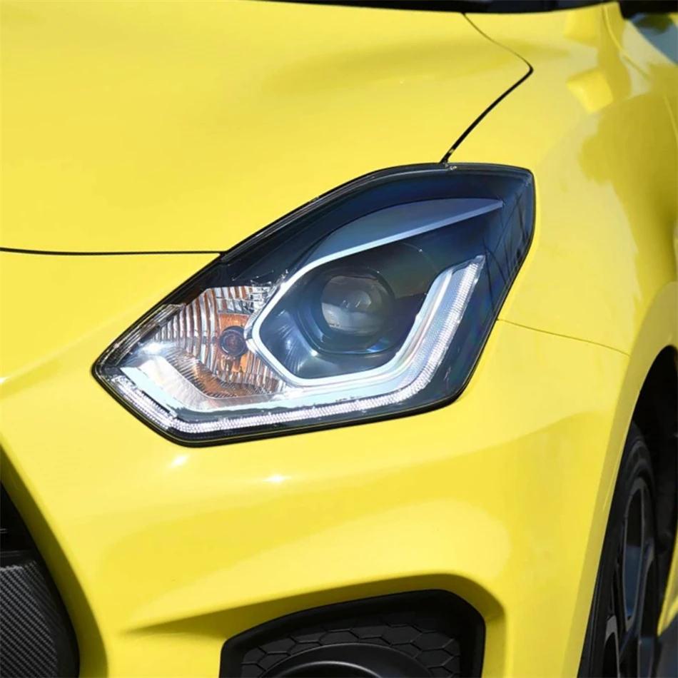 For Suzuki Swift Sport 2017 2018 2019 2020 2021 2022 Car Accesorries Polycarbonate High Gloss Fully Transparent Front Lamp Lens