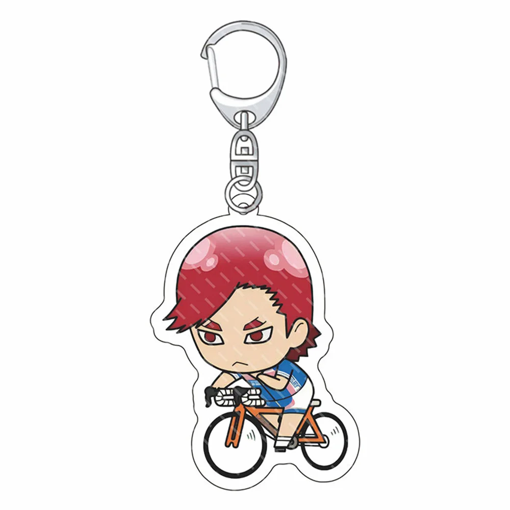 Cute Anime Yowamushi Pedal Keychain Doll Imaizumi Shunsuke Onoda sakamichi Syoukichi Acrylic Keyring Pendant for firend Gift